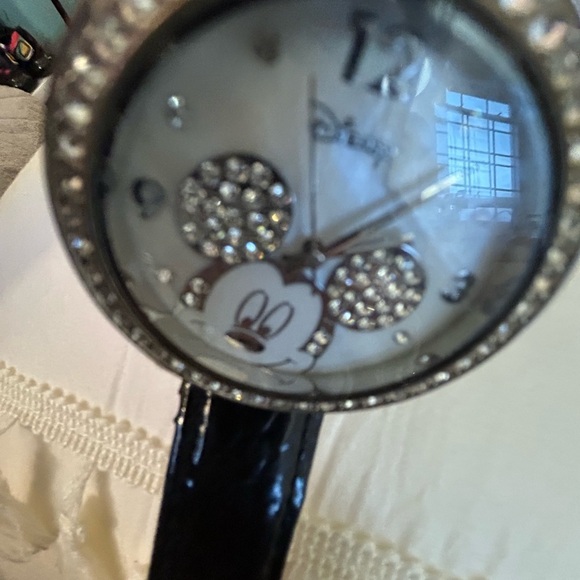 Vintage Disney‎ Crystal Rhinestone Stainless Steel Watch main image 4